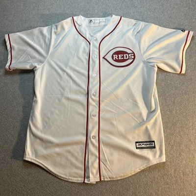 Camiseta Majestic MLB Jay Bruce Cincinnati Reds #32 - Para Hombre Talla Grande L Foto 1 de 4