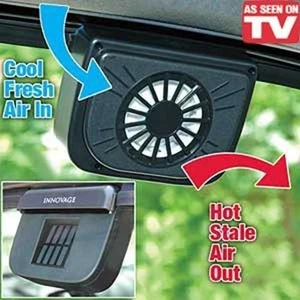 Solar Powered Window Fan Ventilator Auto Cool Air Vent for Car Vehicle - Picture 1 of 4