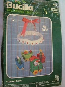 Bucilla Santa's Train Mobile Christmas Kit - Picture 1 of 1