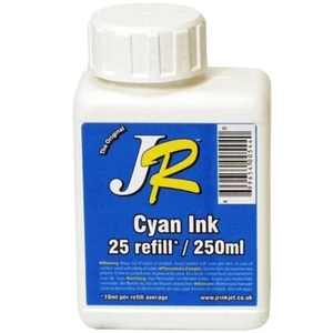 Just Refill 250ml Cyan Universal Printer Ink Refill Inkjet - Picture 1 of 1