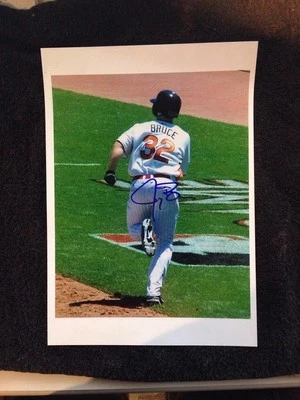 Foto de béisbol firmada autografiada por Jay Bruce 8 X 10 única foto automática NY METS Foto 1 de 4