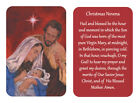 *X'mas- Holy Card/Wallet Size-"Christmas Novena" (Mary-Joseph-Baby Jesus) {X2)