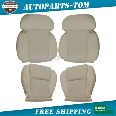 Cubierta de asiento inferior y superior tostada 4 piezas para Lexus GS300 350 460 2006-2011 Foto 1 de 4