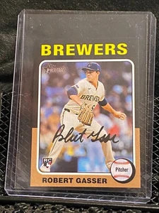 Robert Gasser RC 2024 Topps Heritage High # Mini (SP) #688 Brewers - Picture 1 of 2