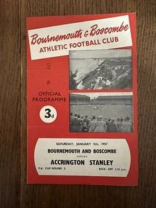 Bournemouth v Accrington Stanley 1956/57 FA Cup (34/28) - Picture 1 of 3