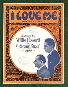 PARTITURAS MUSICALES I Love Me de Willie Howard Robar un poco de beso mientras bailaba de colección - Imagen 1 de 3
