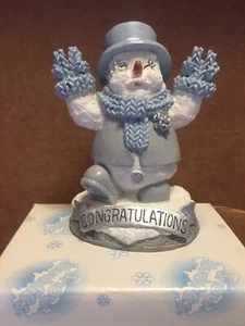 Snow Buddies Mayor Blustery Congratulations Figure #8527596522 NEW by Encore - Picture 1 of 6