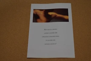 1993 Mazda RX7 Red Car Print Ad Moving a muscle man Race Just feels right - Picture 1 of 4
