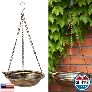 MNRYLKB Metal Hanging Bird Baths for Outdoors,Outdoor Bird Feeder,Backyard, P - Picture 1 of 5