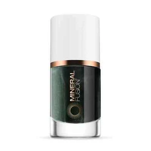 MINERAL FUSION Vegan Nail Polish, "Smoke & Mirrors" Shimmery Green/Grey - Picture 1 of 2