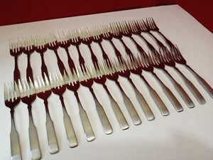 Vtg Vollrath Stainless Steel Flatware Salad Fork Lot Of 28 Japan - Picture 1 of 13