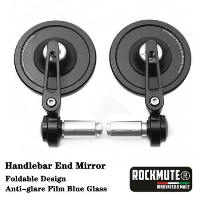 Round End Bar Rearview Side Mirrors For SUZUKI GSX8S BKING GSX1300 SV650/A/X - Image 1 of 4