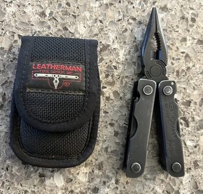 Leatherman Mini-Tool -Black- with  Sheath Made On Nov 94 - Image 1 of 4