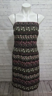 Vestido Lápiz Amanda Smith Cóctel Hasta la Rodilla Negro Púrpura Floral Para Mujer 6 Foto 1 de 4