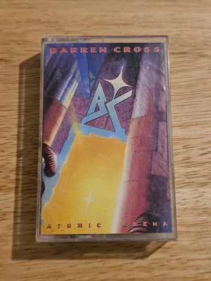 Barren Cross - Atomic Arena (Cassette Tape, 1988, Enigma Records) VG - Image 1 of 4