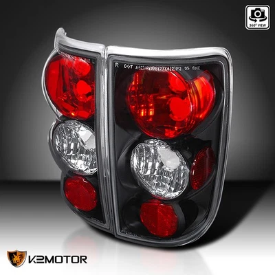 Black Fits 1995-2004 Chevy Blazer GMC Jimmy Tail Lights Brake Lamps Left+Right - Image 1 of 4