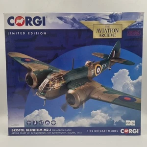 CORGI AA388406 Bristol Blenheim Mk.1 Sqd Leader A Scarf VC 1:72 RAF Butterworth - Picture 1 of 10