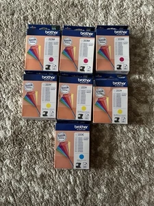 6 Genuine Original Brother LC223M Magenta Printer ink Cartridges LC223Y LC223C - Zdjęcie 1 z 1