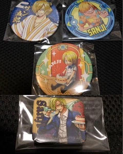 One Piece Can Badge Sanji Birthday Set Of 4 - Picture 1 of 4