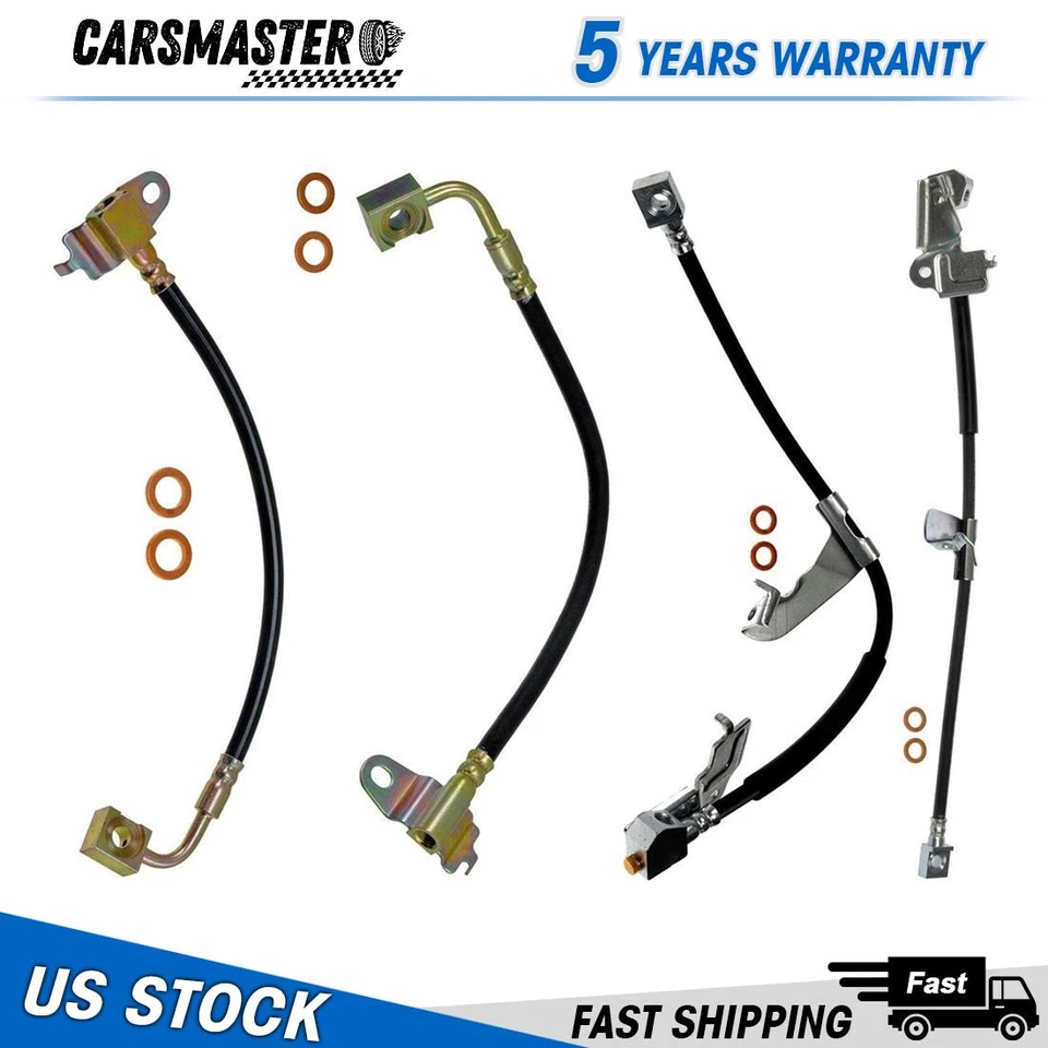 Manguera hidráulica de freno trasero delantero Dorman 4 piezas para Ford Taurus 1996-2003 2004 2005 Foto 1 de 1