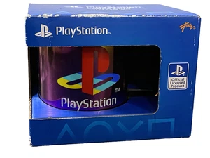 PlayStation Coffee Mug Electroplated Finish 16 oz Official Licensed Collectible - Picture 1 of 4