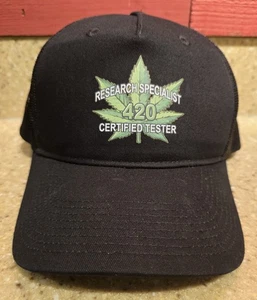 Marijuana Baseball Hat Research Specialist Certified Tester - Picture 1 of 2