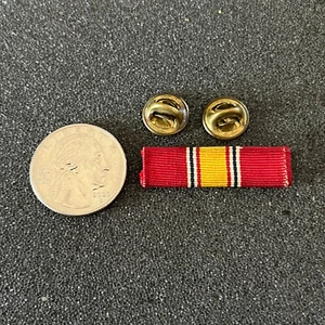 Vintage World War 2 WWII Army Service Award Ribbon Bar Pin - Picture 1 of 2