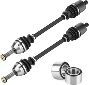 Polaris Ranger front cv axles & wheel bearings set 500 700 2015-2022 - Picture 1 of 7