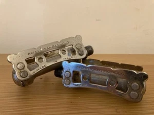 Pedales cromados Campagnolo Record Pista - Imagen 1 de 2