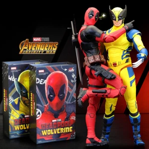 IN US Deadpool & Wolverine Action Figure 1:10 Toy Movie Deadpool 3 Model Gift - Picture 1 of 24