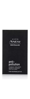 雅芳 ANEW NEUTRALIZE Anti-POLLUTION CHARCOAL PORE STRIPS (6 鼻带) 全新带盒 — 第 1/2 张图片