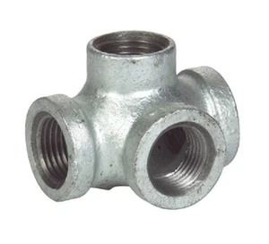 Tubo de montaje de hierro maleable galvanizado con salida lateral de 1-1/2" npt - Imagen 1 de 1
