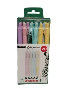 ZEBRA - Z-Grip Smooth Kugelschreiber - 20er Pack - SCHWARZE TINTE ⭐️⭐️⭐️⭐️ ✅️ - Bild 1 von 5