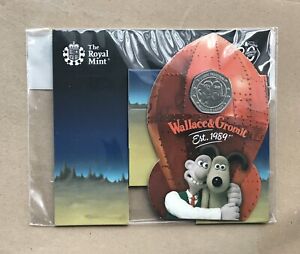 2019 Royal Mint Wallace and Gromit 50p Fifty Pence Coin Pack Sealed