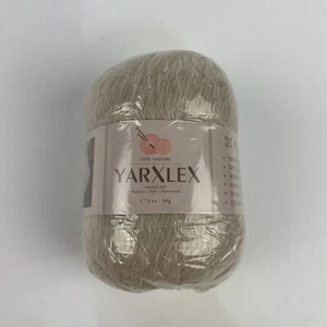 YarXlex 100% Angora Kaninchenhaar Luxus weich leicht Häkeln und Stricken - Bild 1 von 6