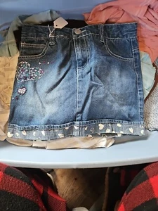 CIRCO GIRLS JEANS SKIRT SKORT SIZE L - Picture 1 of 5