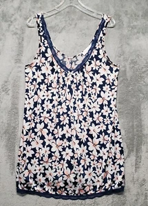 Oscar De La Renta Nightgown Womens Small Floral Lingerie Slip Dress Pink Label - Picture 1 of 14