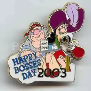 Pin Disney 26037 DLR Feliz Día de los Jefes 2003 Peter Pan Villano Capitán Gancho LE - Imagen 1 de 1