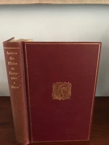 Reuben Cole Shaw. Across the Plains in Forty-nine. [Lakeside Press] - Bild 1 von 3