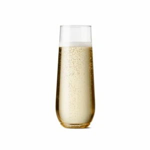 TOSSWARE POP 9oz Flute, Premium Quality, Recyclable Champ Glasses - Picture 1 of 1