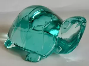 Aquablaue Glasschildkröte Länge 6 Zoll - Bild 1 von 7