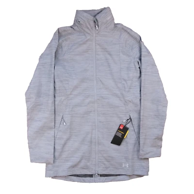 Chaqueta Parka Impermeable Under Armour Para Mujer Trektic Gris Nublado Pequeña Nueva con Etiquetas Foto 1 de 4