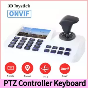 5 Inch PTZ Keyboard Controller 3D Joystick CCTV Security Speed For IP Camera - Picture 1 of 6