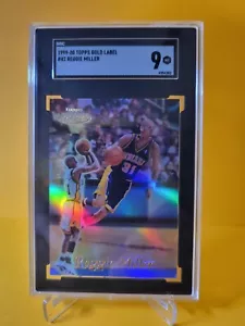 1999-00 Topps Gold Label Basketball Reggie Miller #42 Indiana Pacers HOF SGC 9 - Picture 1 of 3