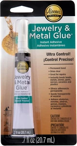 21709 Jewelry & Metal Instant Adhesive Transparent, .70 Ounce - Picture 1 of 12