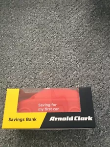 Saving For My First Car Red Arnold Clark money box - savings bank - Picture 1 of 2