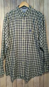 BB Classics Men's 100% Cotton Plaid Button Down Long Sleeve Shirt Size XL - Picture 1 of 11
