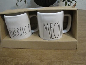 RAE DUNN PURRFECT MEOW MUG SET - Picture 1 of 2