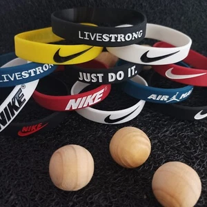 1x Herren Gummi Armband Nike Men Silikon Wristband Sport Kids Bracelet - Bild 1 von 44