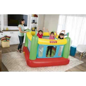Fisher-Price Indoor Bouncer for Toddlers with Built-in Air Pump, Ages 3+ - Picture 1 of 6